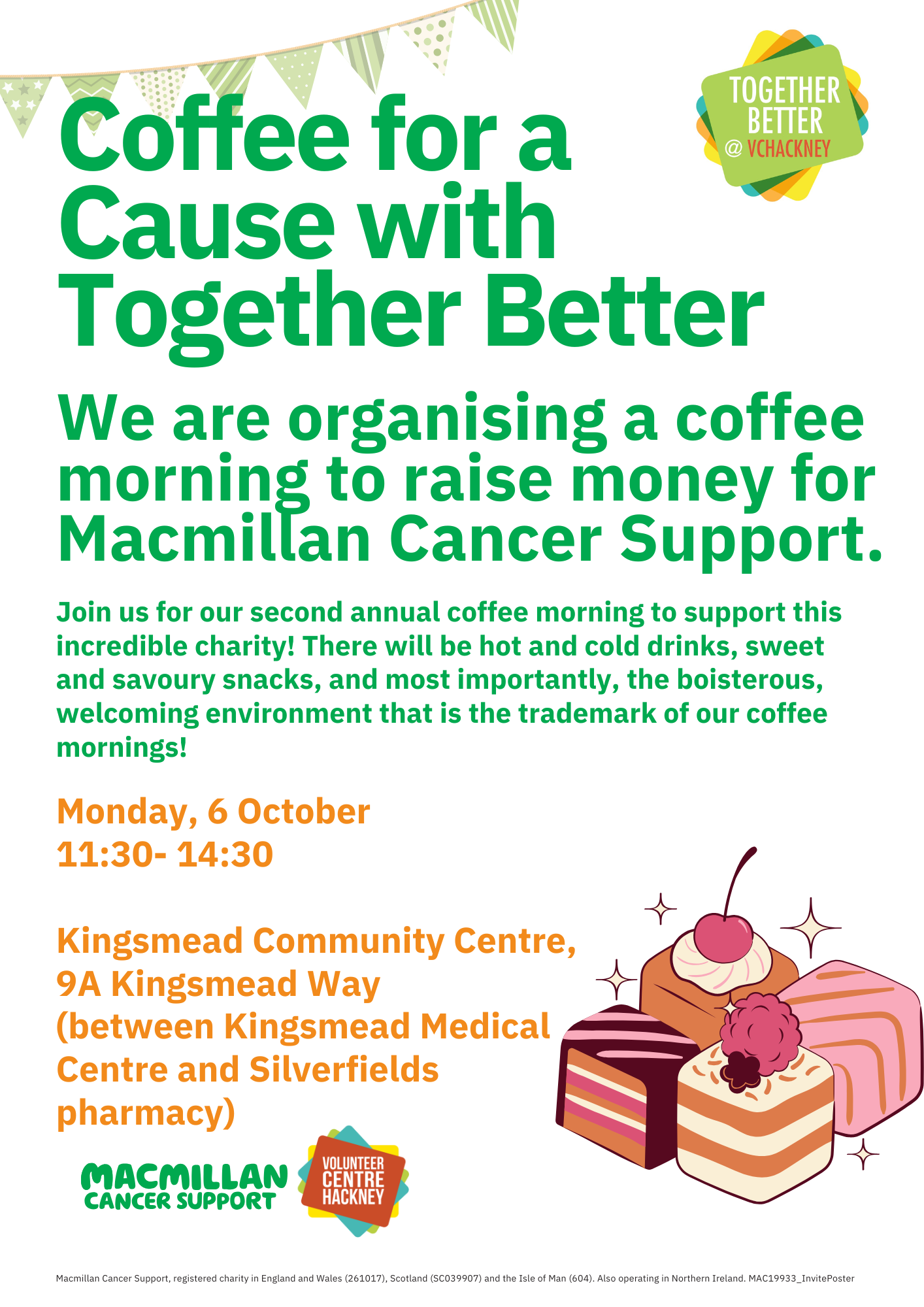 Macmillan Coffee Morning poster